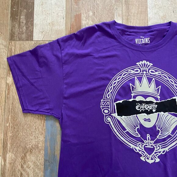 Disney Villains Evil Queen Purple X Large XL T-Shirt Loot Crate Exclusive - Picture 2 of 7